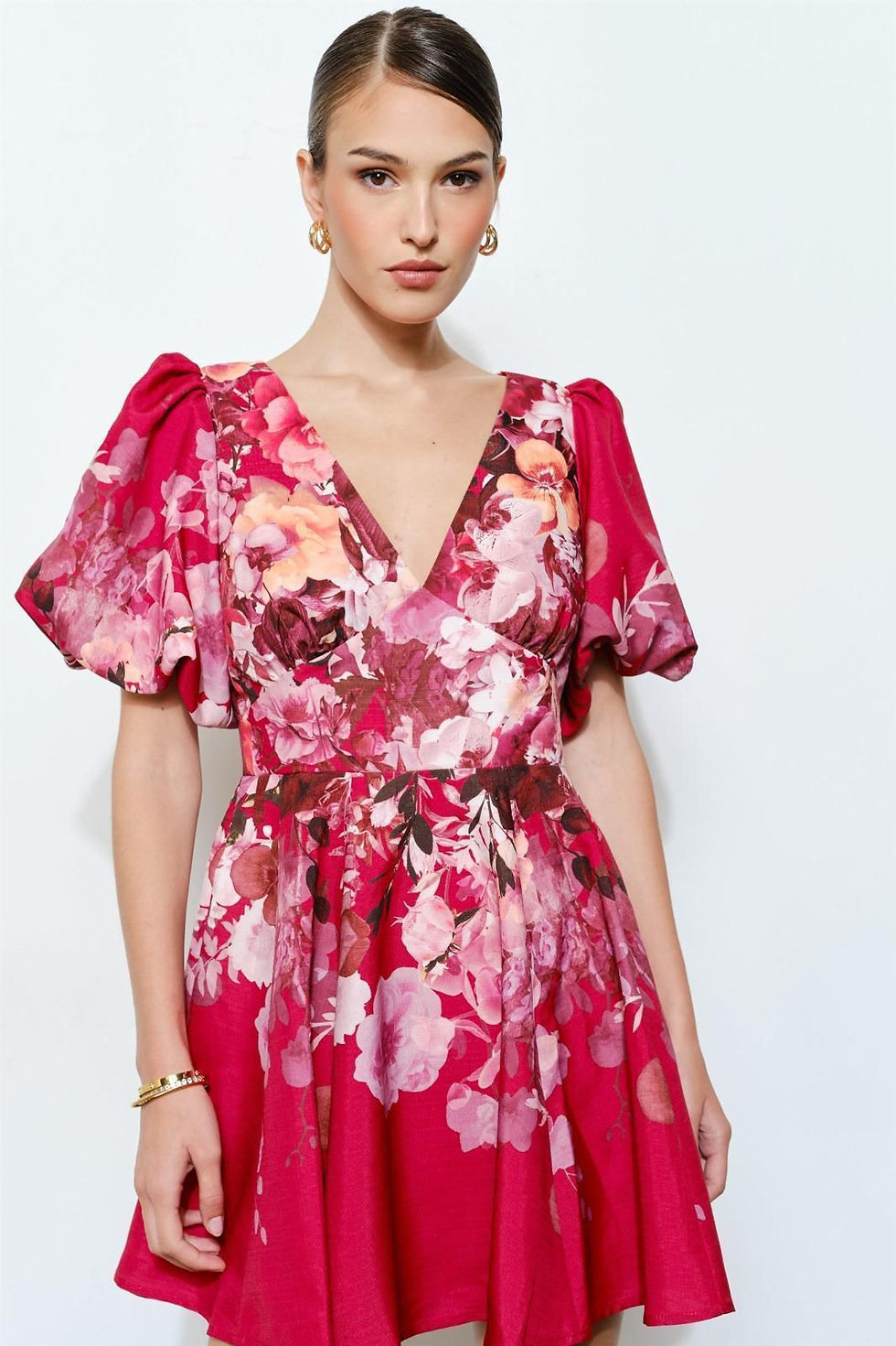 Miniatura: Red Floral Dress