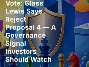 Toho Holdings Poison Pill Vote: Glass Lewis Says Reject Proposal 4 — A Governance Signal Investors Should Watch