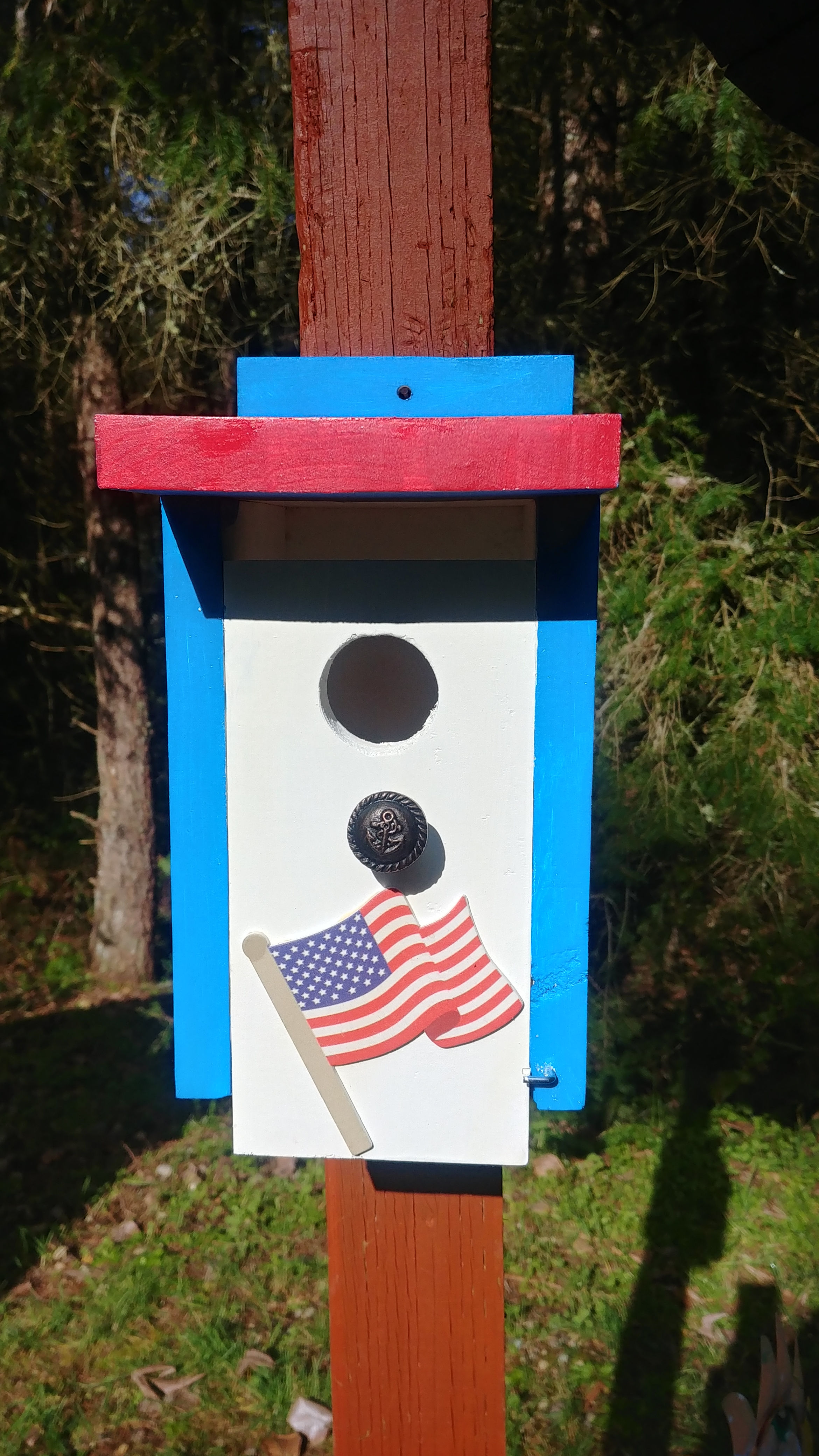 Patriot birdhouse