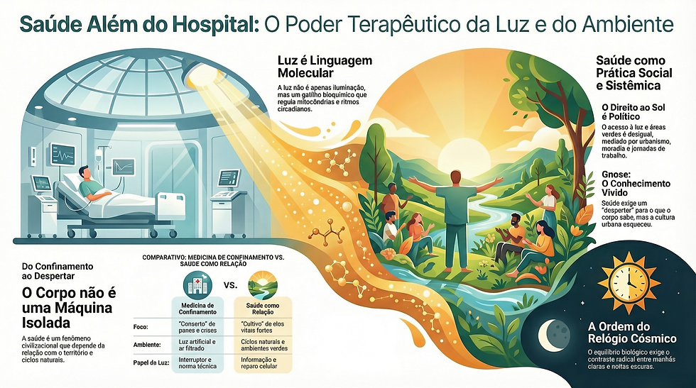 A Luz como Medicina e Metáfora: Corpo, Sociedade e Espírito no Mesmo Espectro