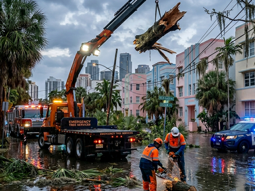 Emergency Tree Services in Miami – What to Do After a Storm