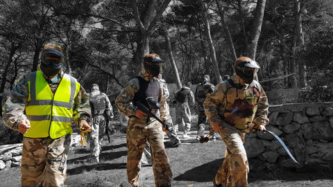 Paintball na otoku Hvaru Dalmacija Hrvatska