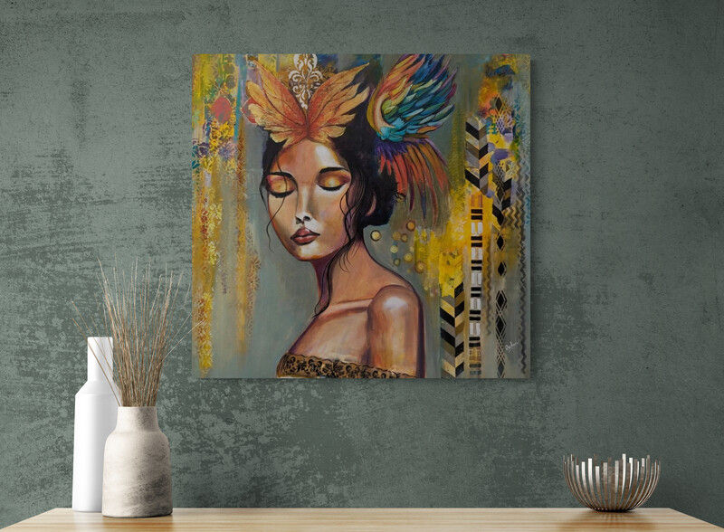 Thumbnail: Celestial Contemplation  -  24"x24"