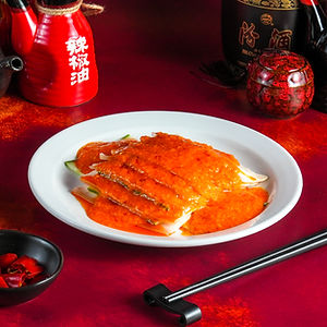 Sliced Pork Belly in Garlic Sauce