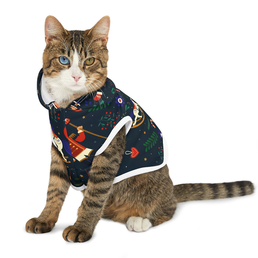 Thumbnail: Jolly Nutcracker Christmas Pet Hoodie