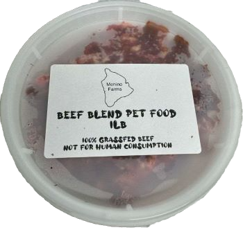 100% Grassfed Beef Blend Raw Dog Food (1lb)