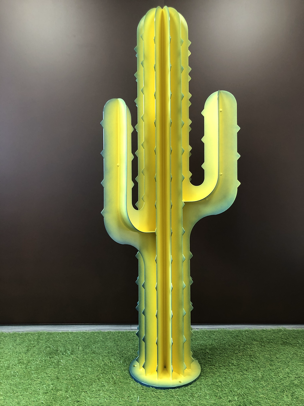 Miniature : cactus metal decoration jardin