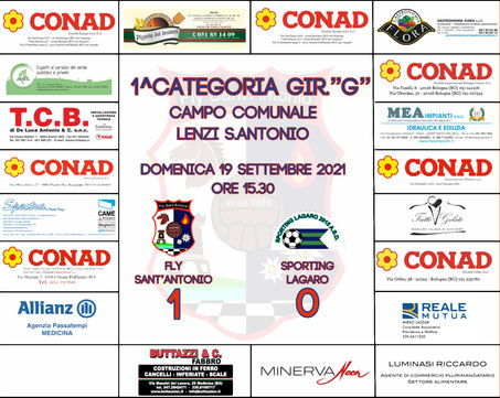 FLY vs SPORTING LAGARO - 1° Giornata di Campionato 