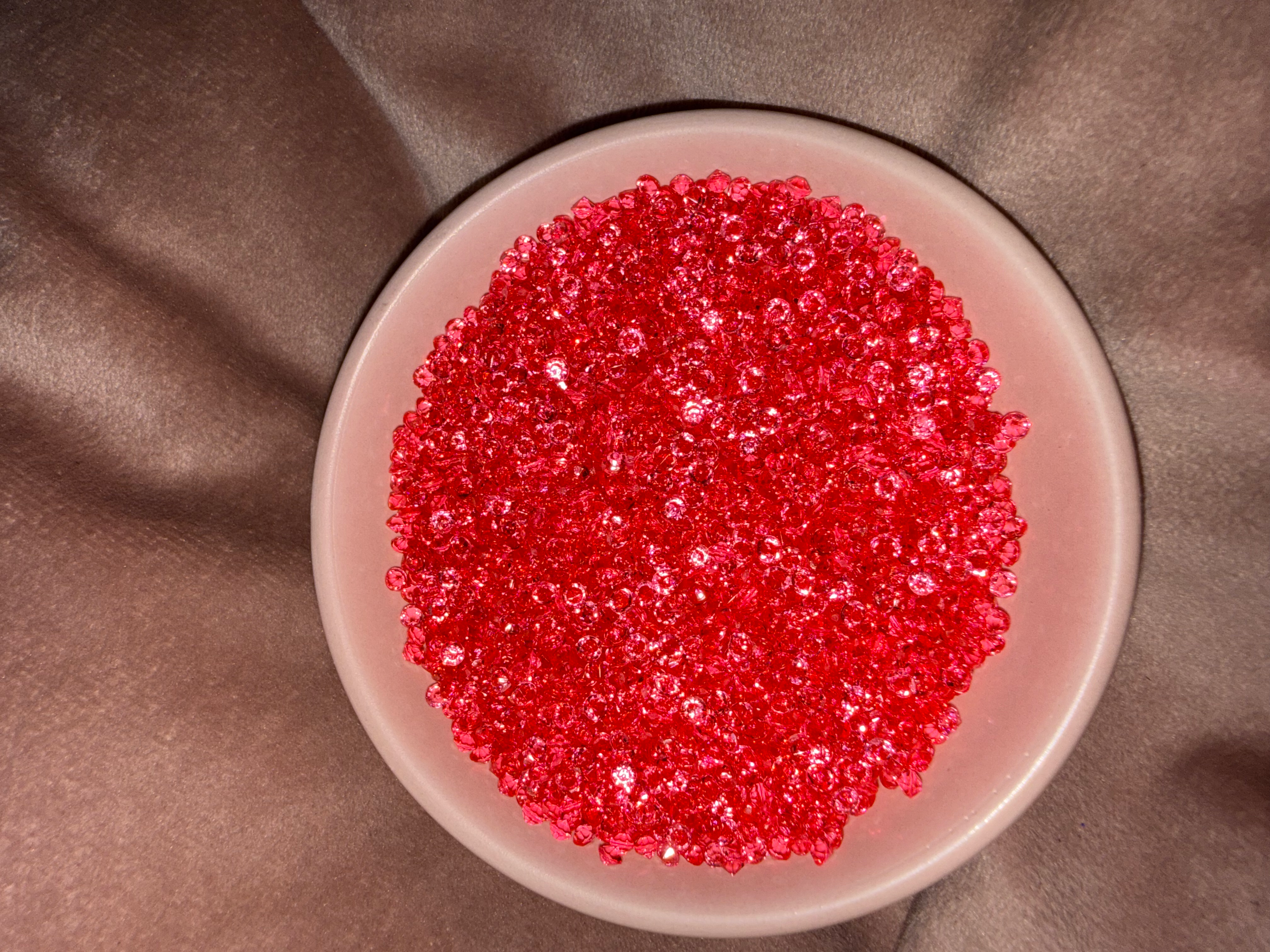Reddish Pink Crystals
