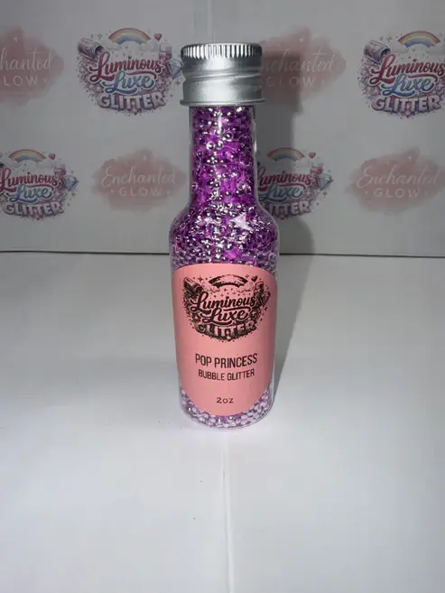Pop Princess Bubble Glitter Bottle