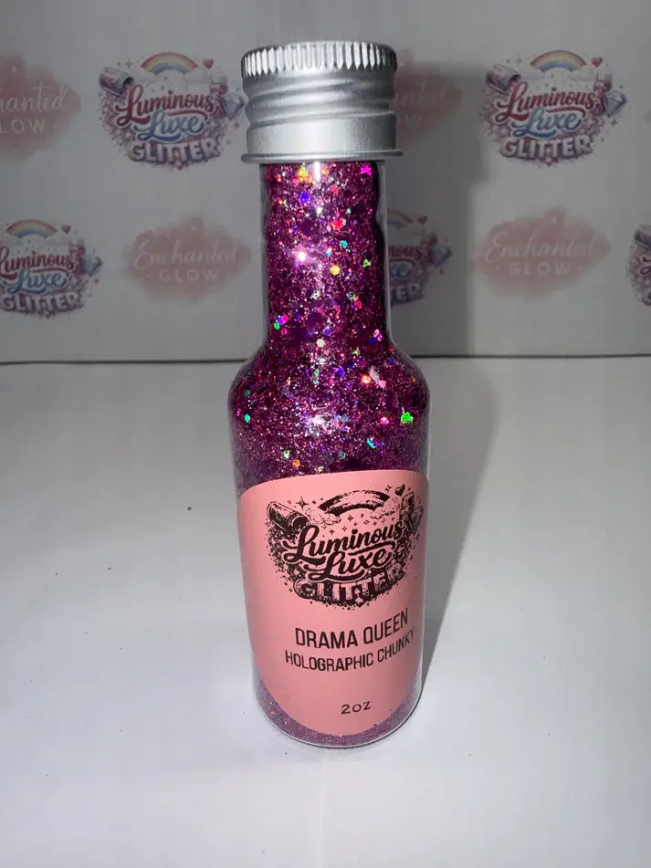 Drama Queen Holographic Glitter Bottle