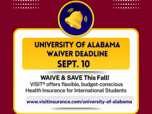 For ALABAMA International Students!