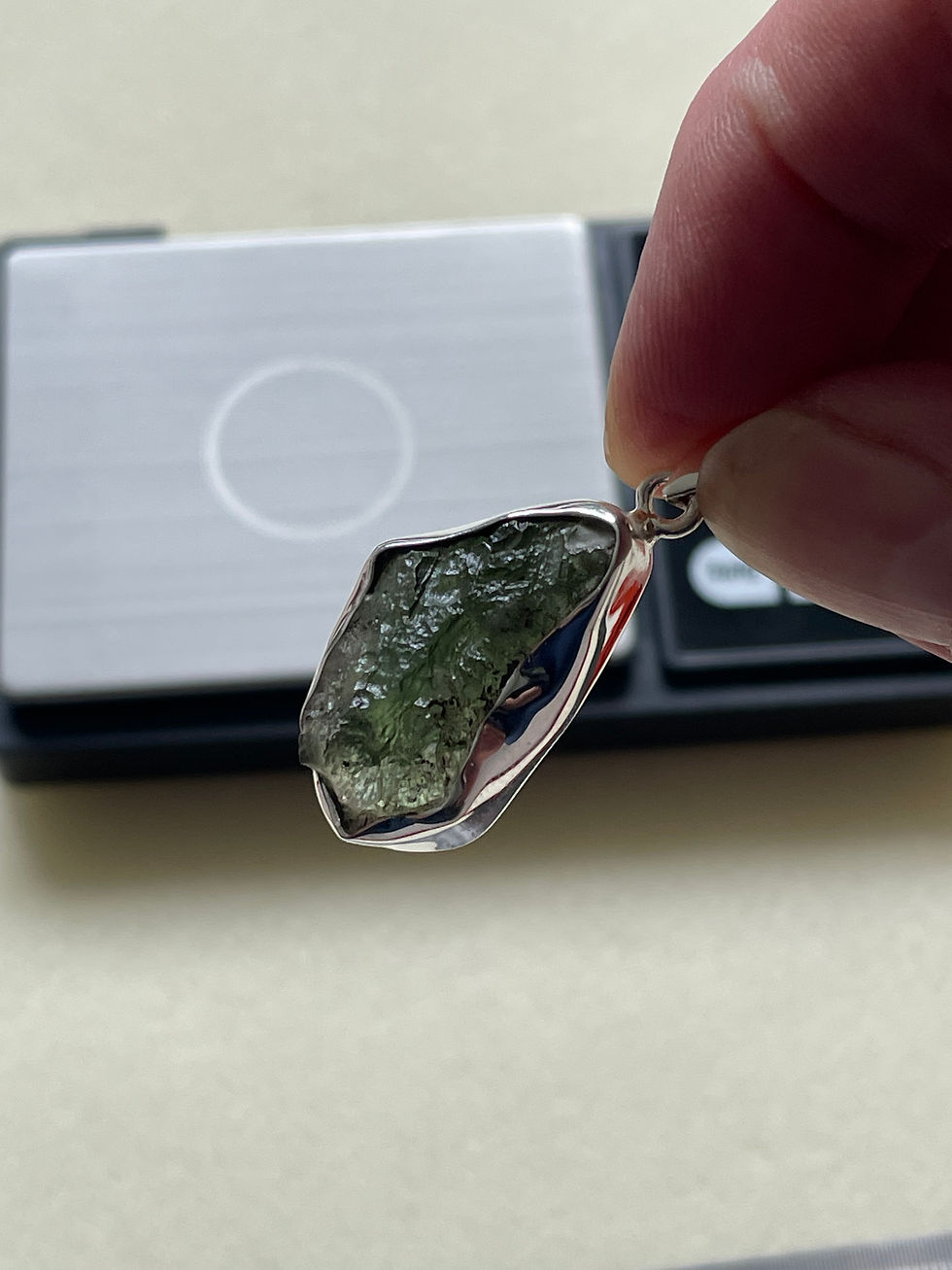 Thumbnail: 5.97g Moldavite Pendant 