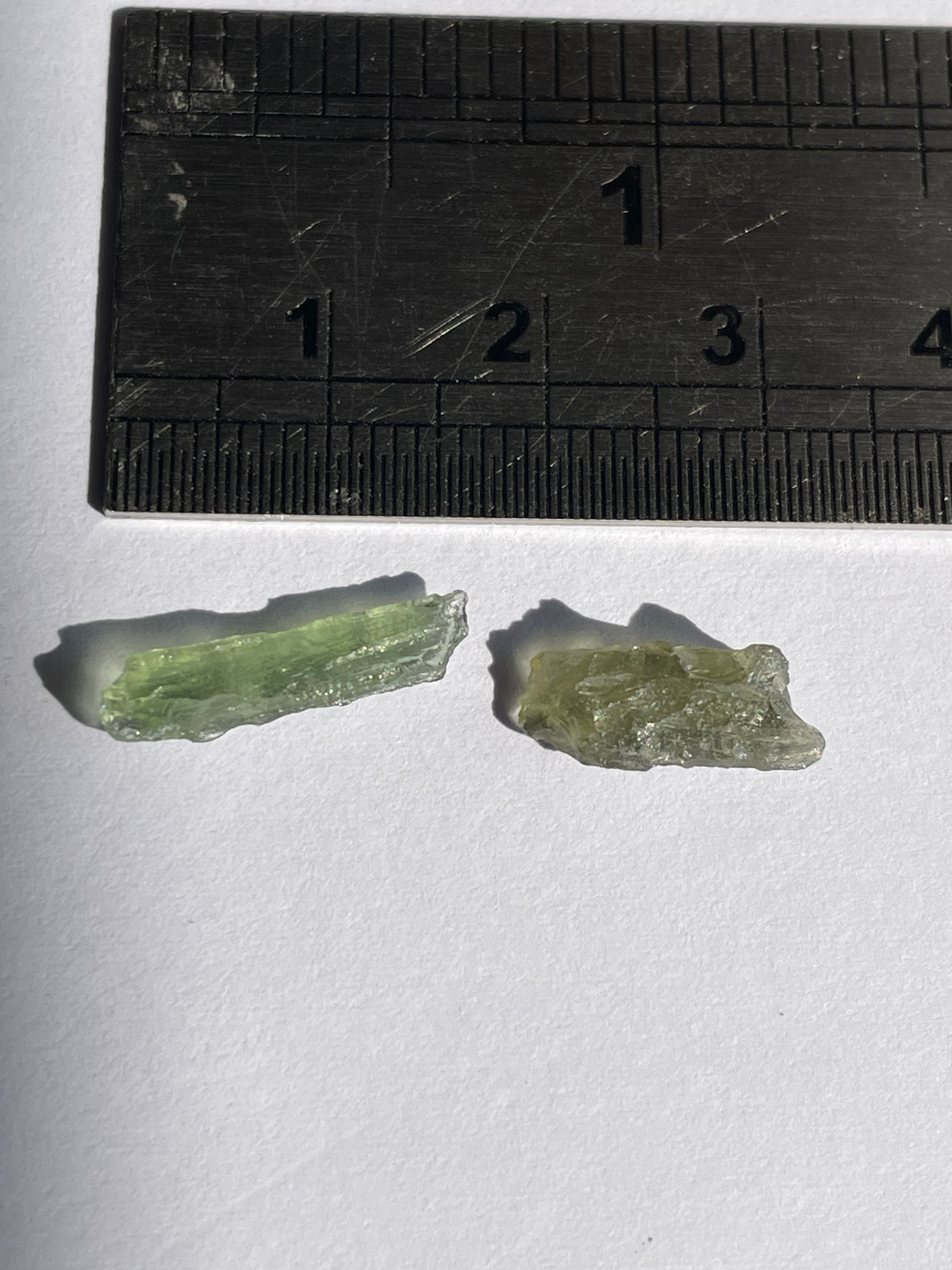 0.55g Moldavite Pair