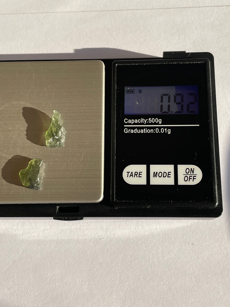 Thumbnail: 0.9g Moldavite Pair