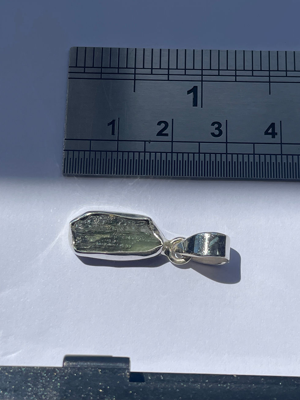 Thumbnail: 1.91g Moldavite Pendant 