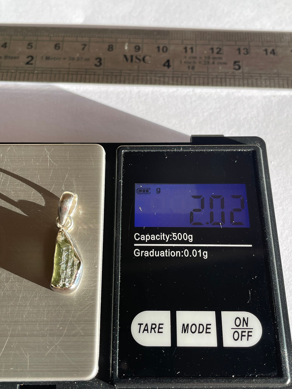 Thumbnail: 2.02g Moldavite Pendant 