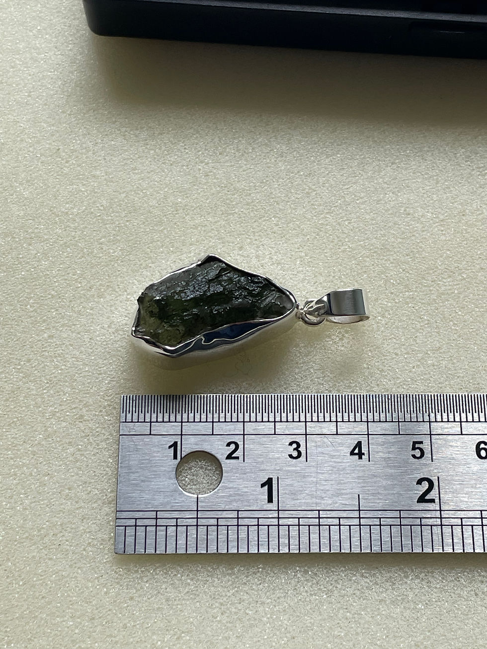 Thumbnail: 5.97g Moldavite Pendant 
