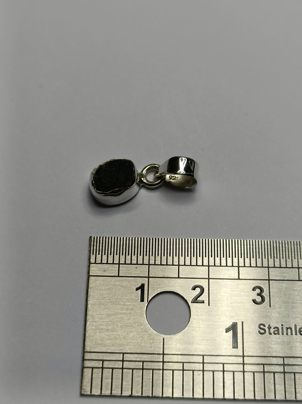 Thumbnail: 1.25g Moldavite Mini Pendant 