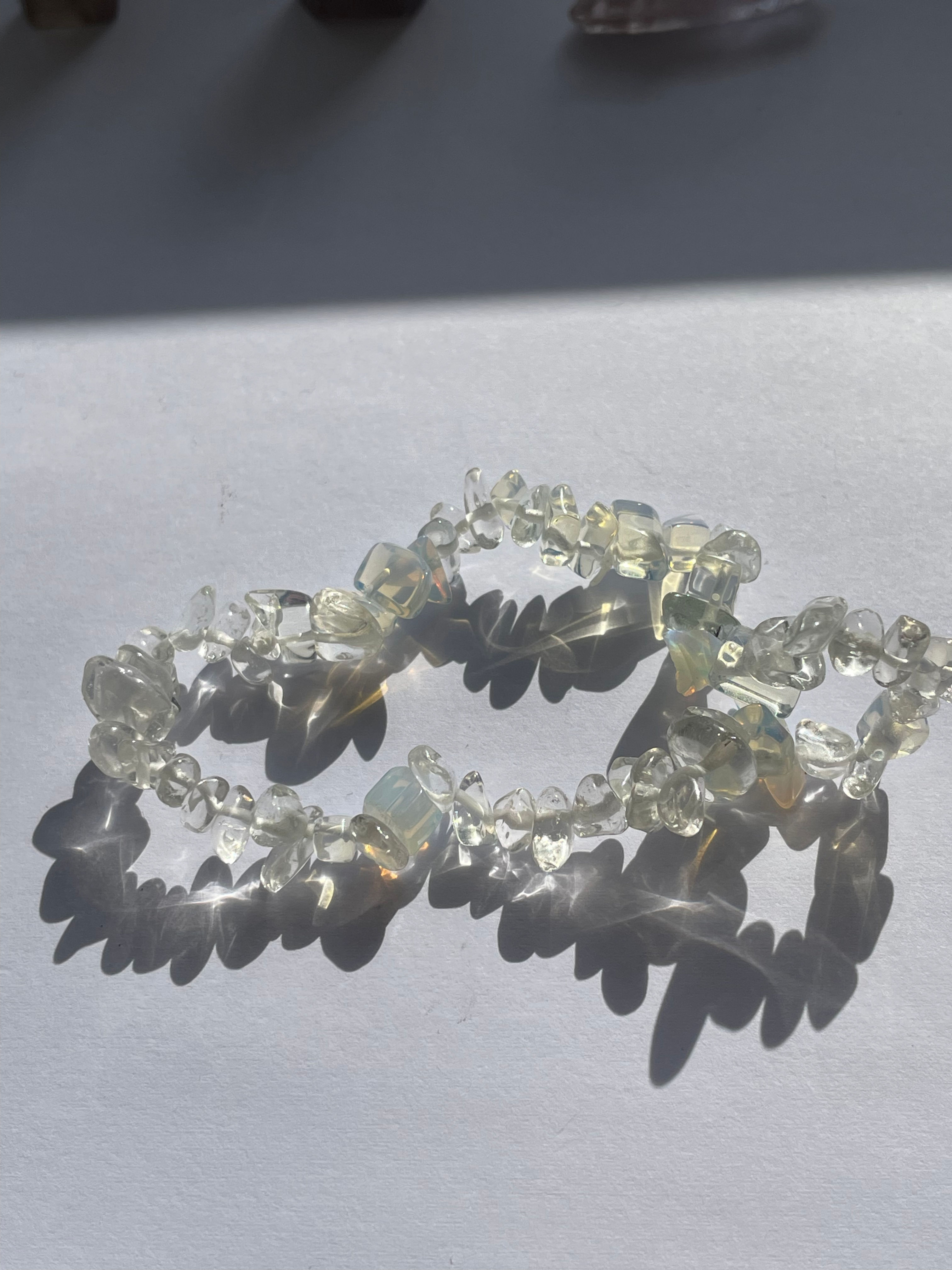 Moonstone Elastic Bracelet 