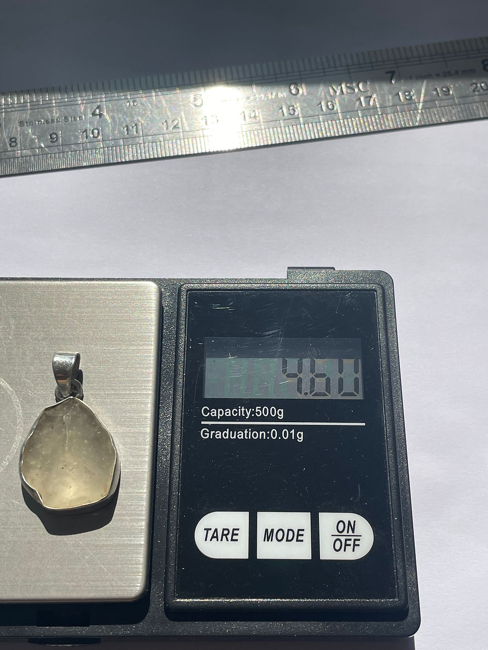 Thumbnail: 4.6g Libyan Desert Glass Pendant 