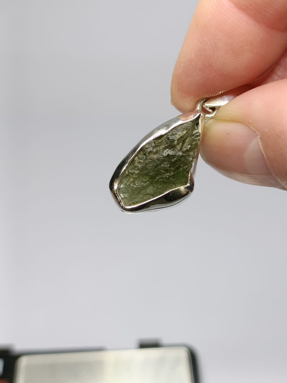 Thumbnail: 4.41g Moldavite Pendant 
