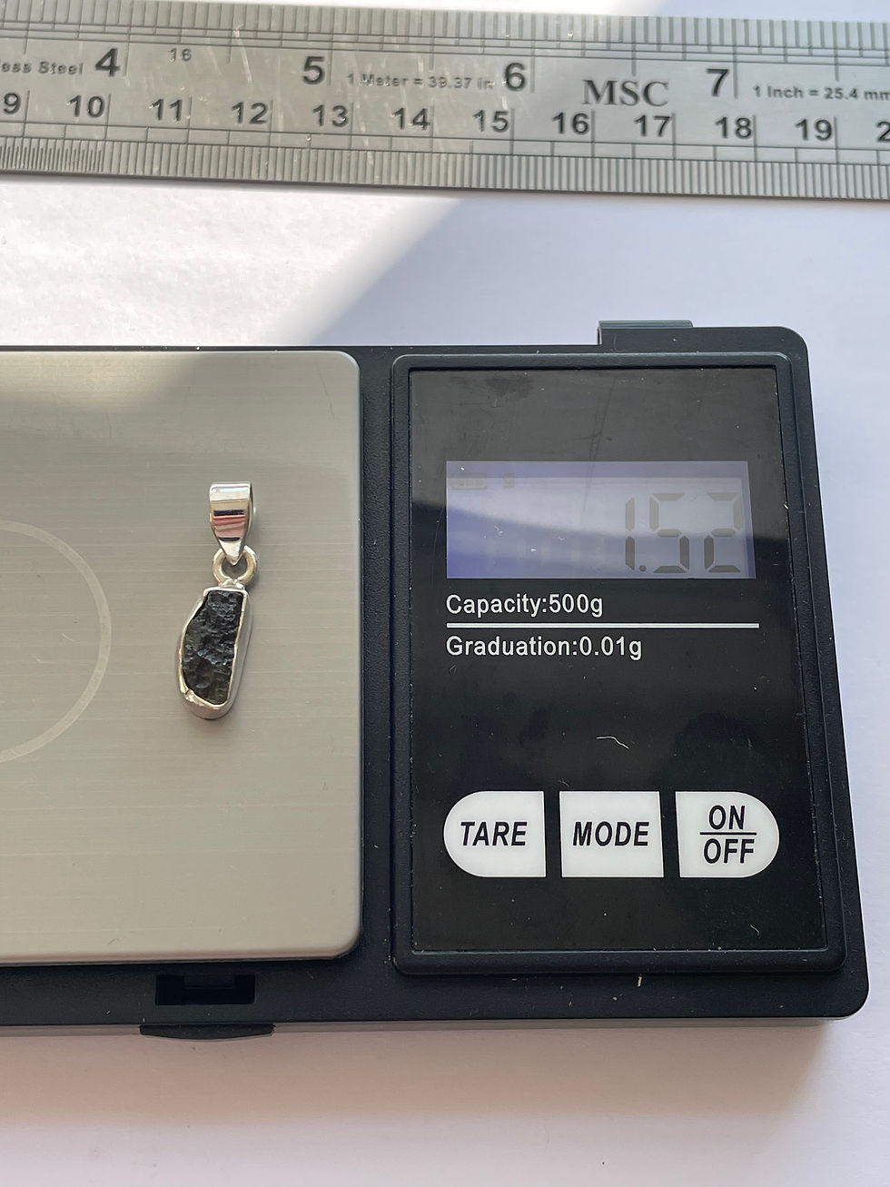 Thumbnail: 1.52g Moldavite Pend