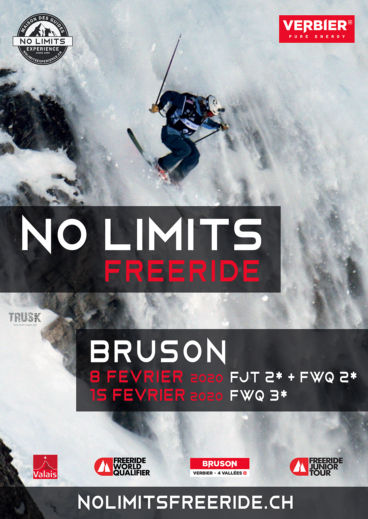 Affiche Freeride Bruson 2020