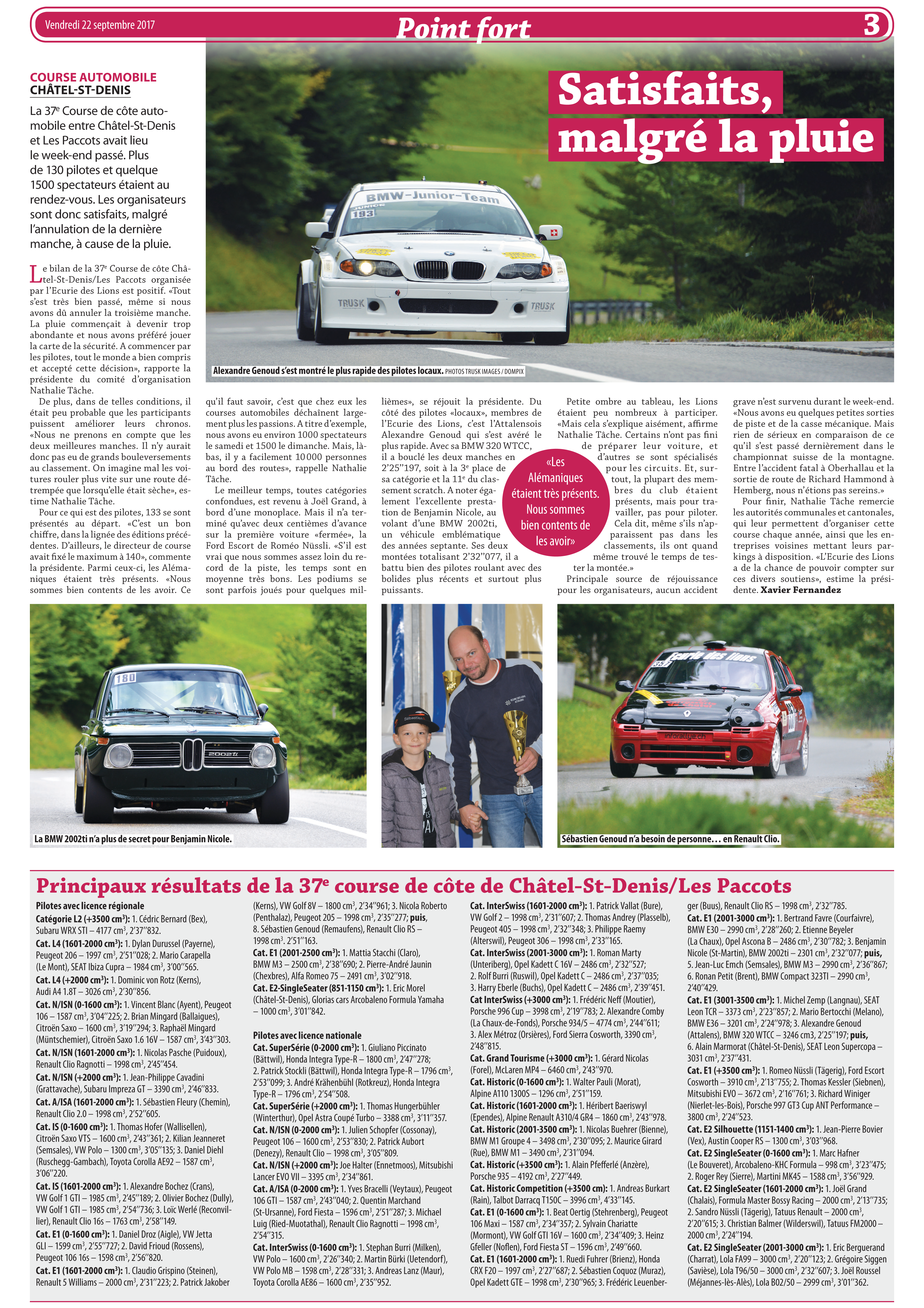 Le Messager du 22.09.2017