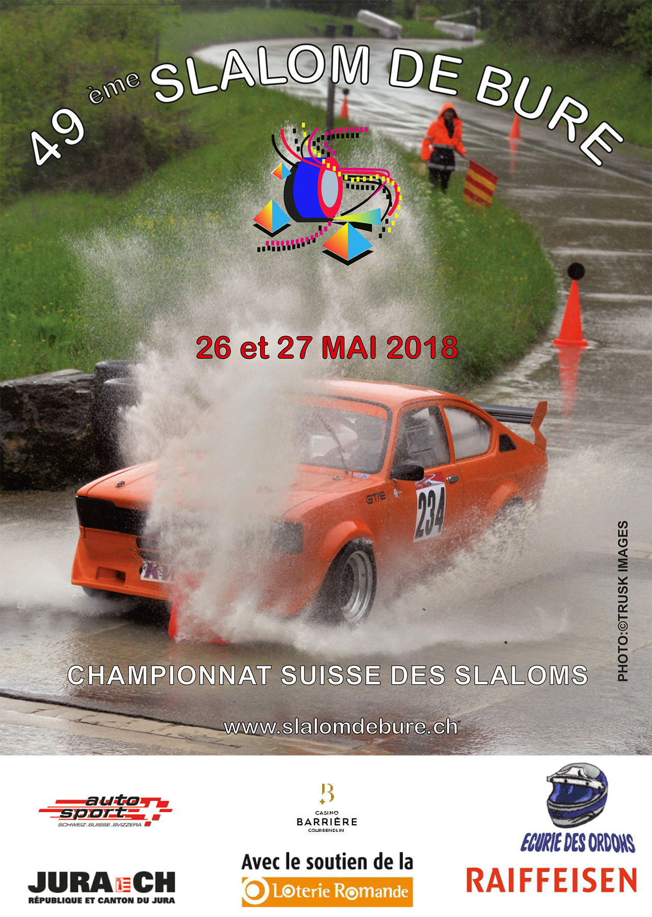 Affiche Slalom de Bure 2018