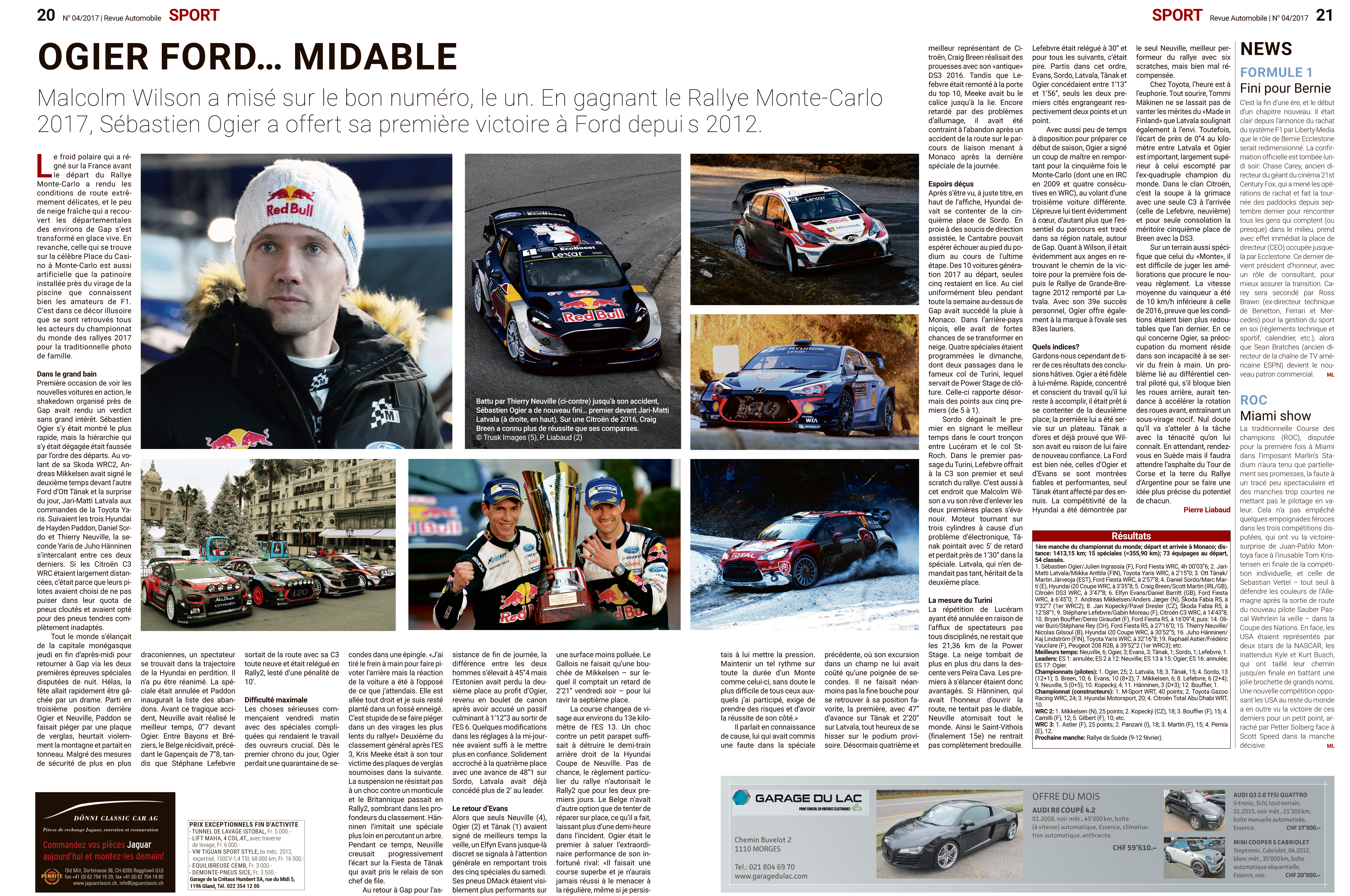 Revue Automobile N° 04/2017