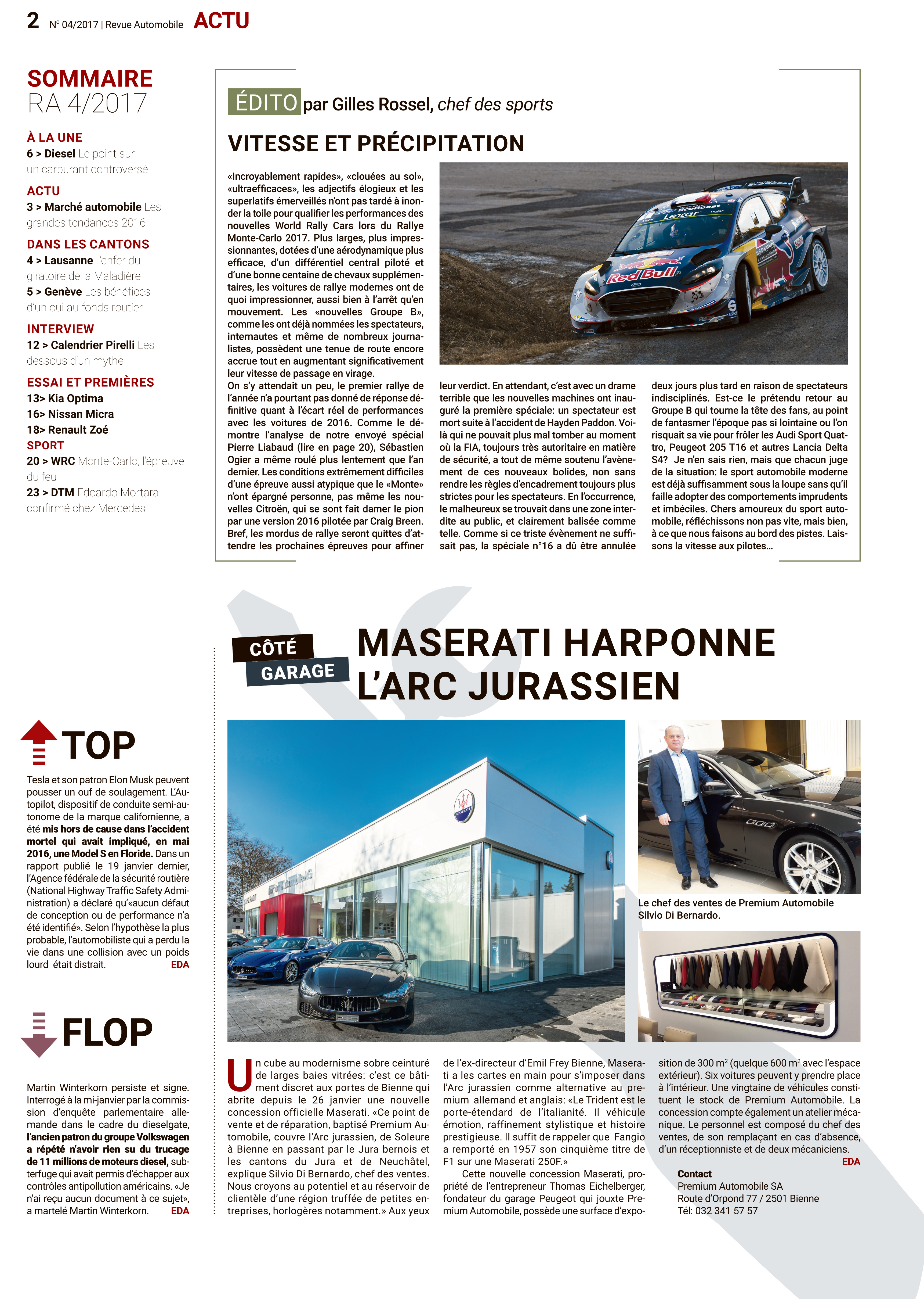 Revue Automobile N° 04/2017