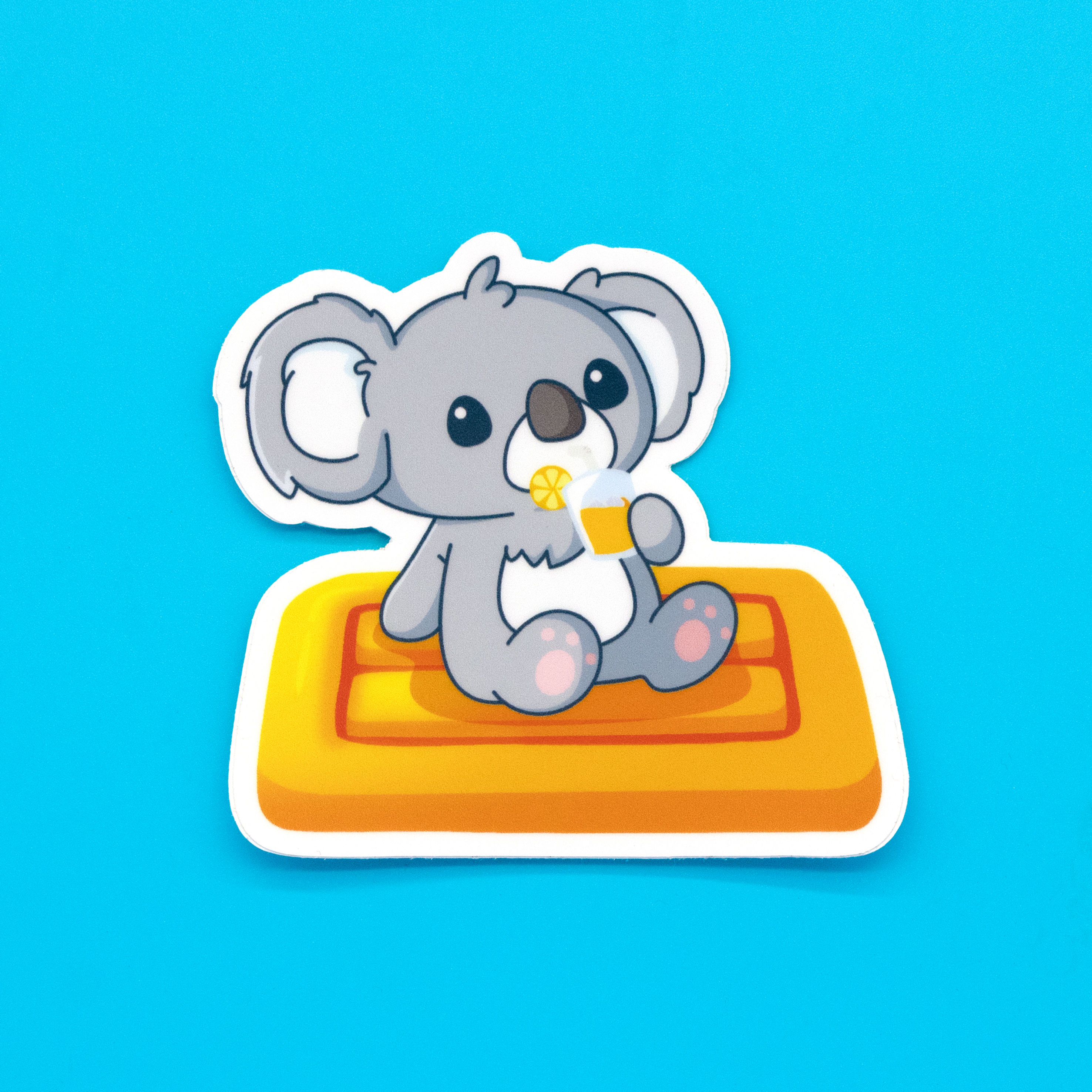 Chillin' Koala Sticker - Alphabet Crossing
