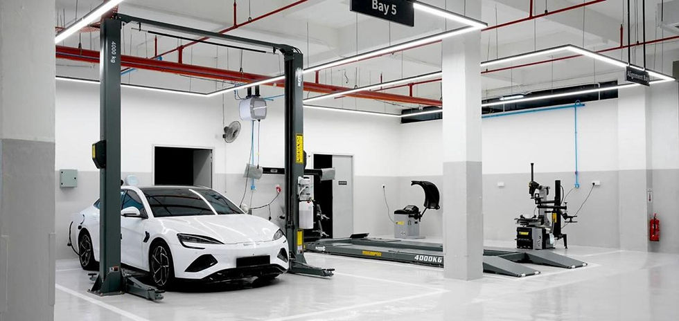 Pusat 3S BYD Sri Hartamas terletak di dalam pusat membeli-belah.