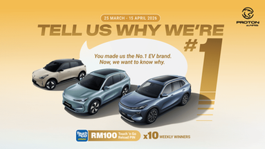 Proton e.MAS Mendahului Pasaran EV sebagai Jenama EV No.1 Malaysia, Raikan Pencapaian dengan Ganjaran Mingguan untuk Rakyat Malaysia