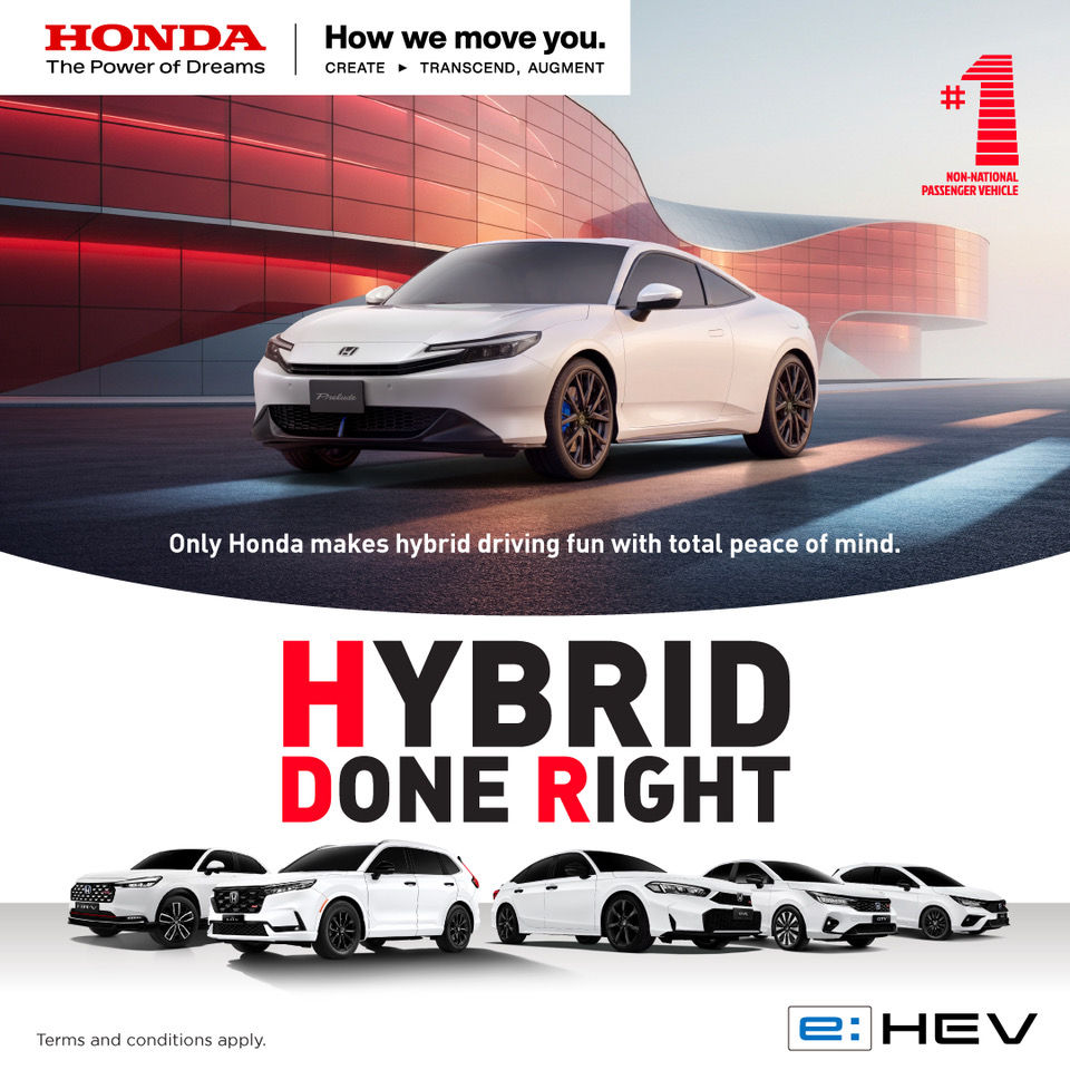HYBRID DONE RIGHT: Honda
