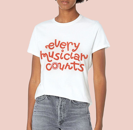Bminors tagline written on a t-shirt