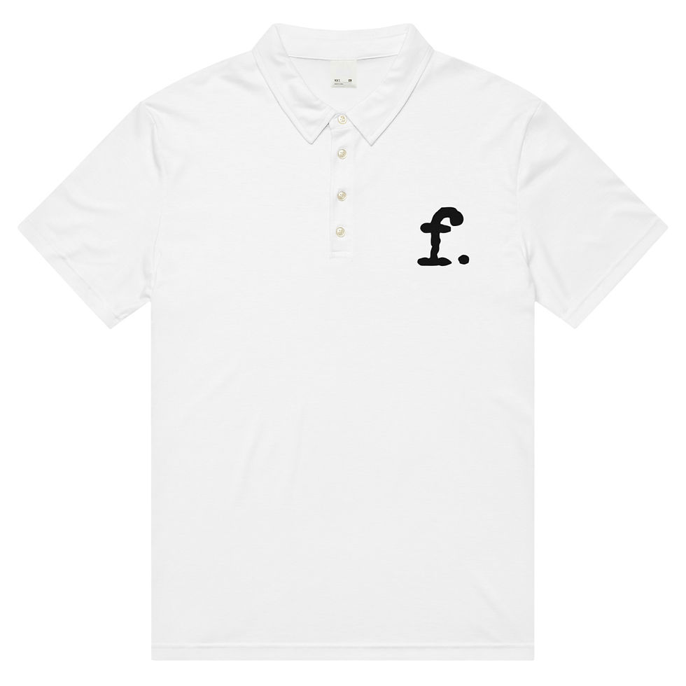 f. Men’s slim fit polo