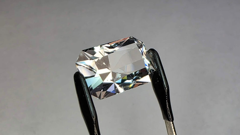Thumbnail: Colorless Colorado Topaz Emerald Cut 25.65ct