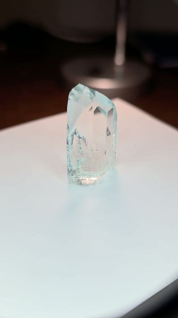 Thumbnail: Walt Rubeck Signature Enhanced Colorado Topaz Crystal – 59 Carats