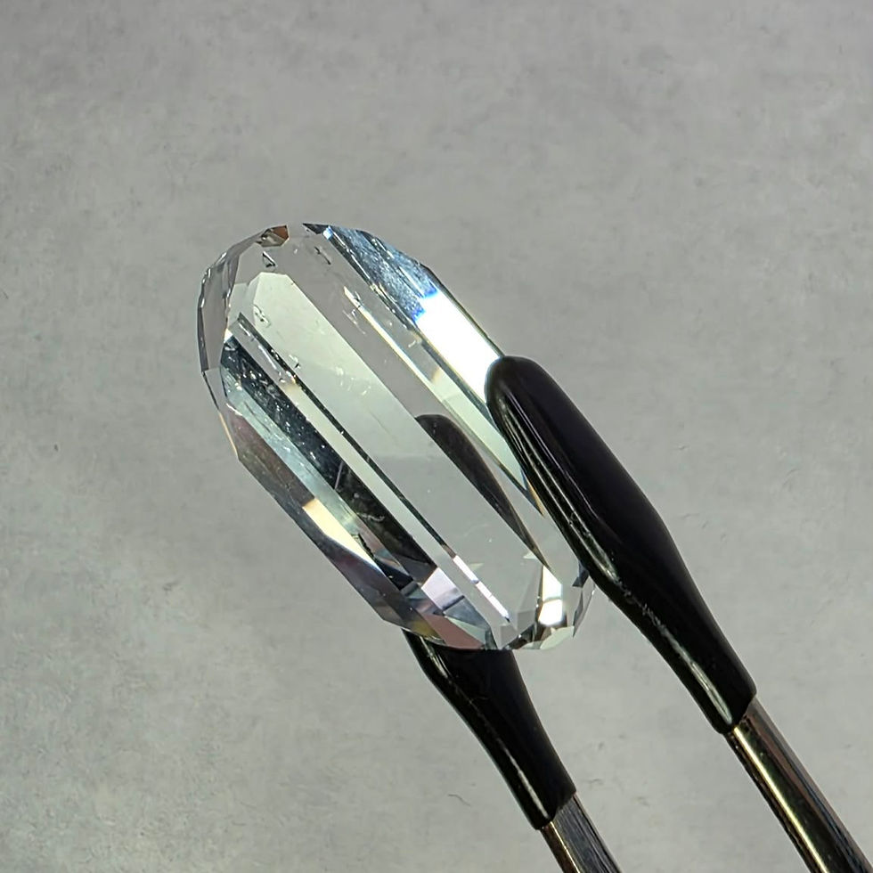 Thumbnail: Double Terminated Enhanced Faceted Colorado Topaz – 34.4ct