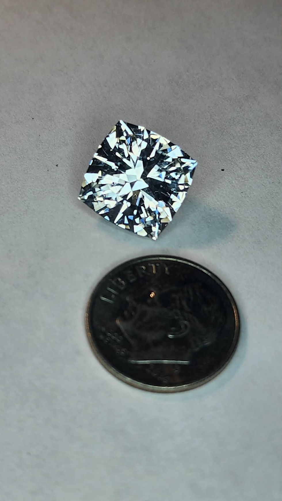 Thumbnail: 10.5ct Colorado Blue Topaz – Barron Square Cushion