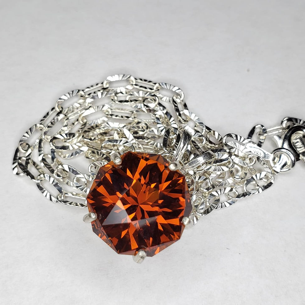 Thumbnail: Walt Rubeck's Signature Lone Star Cut Ox Blood Citrine natural 8.3ct