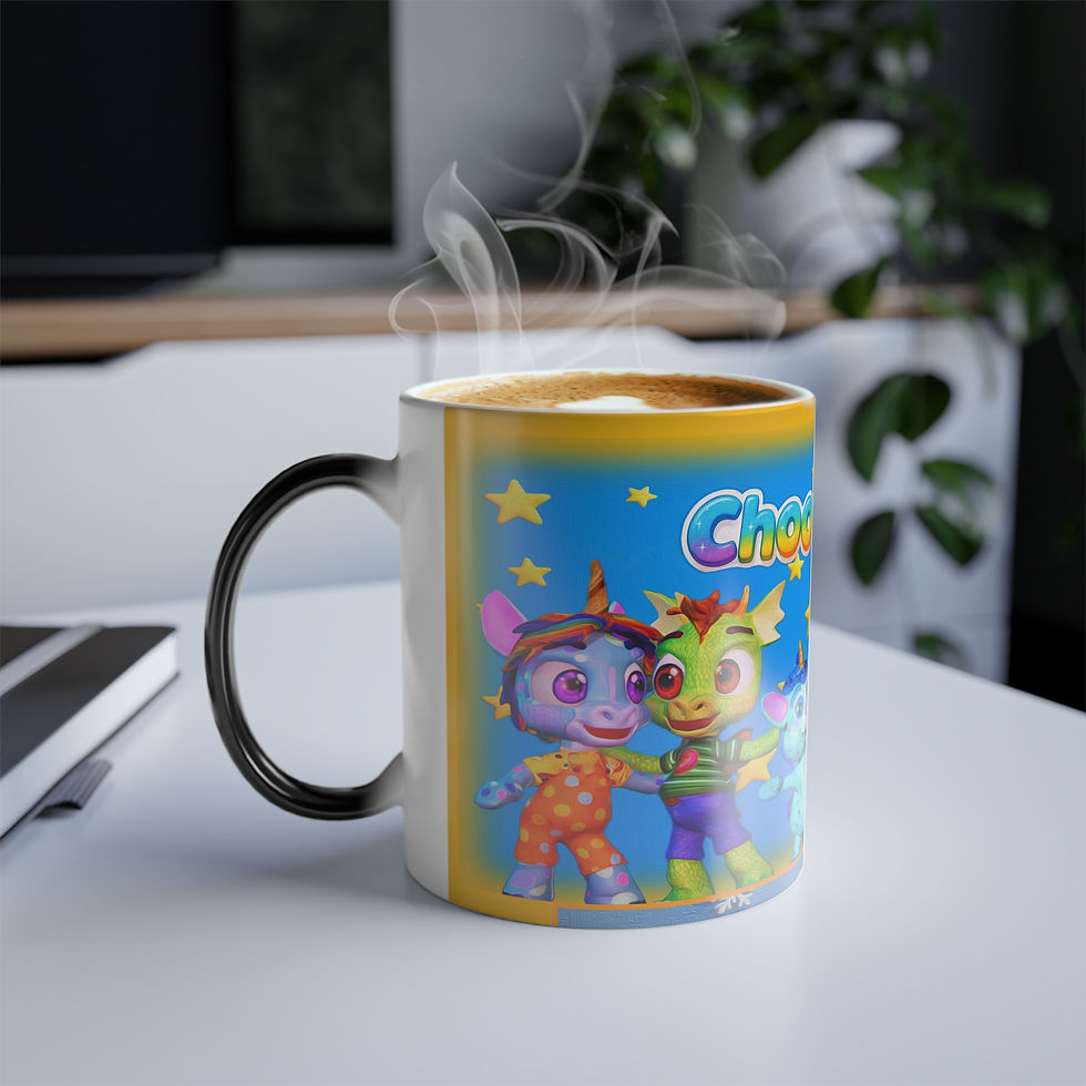 Thumbnail: Choo-Choo Crew™ Magic Color-Changing Mug – Kids Character Cup