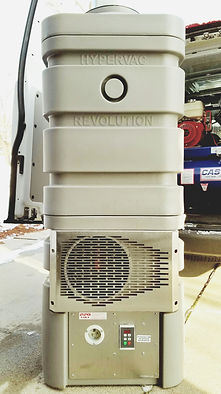 Air duct cleaning negative air vacuum 
