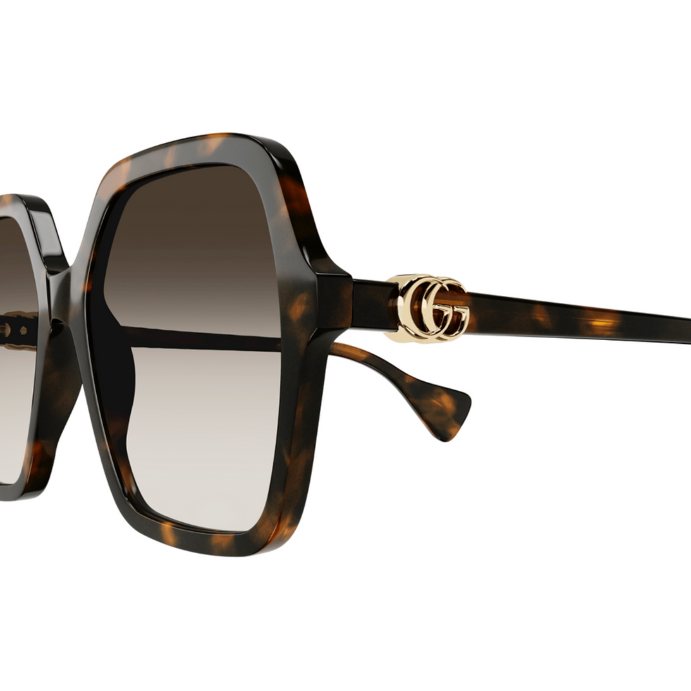 Miniaturbild: Gucci 1072S – Stilvolle Sonnenbrille mit markantem Design und ikonischem GG-Logo an den Bügeln.