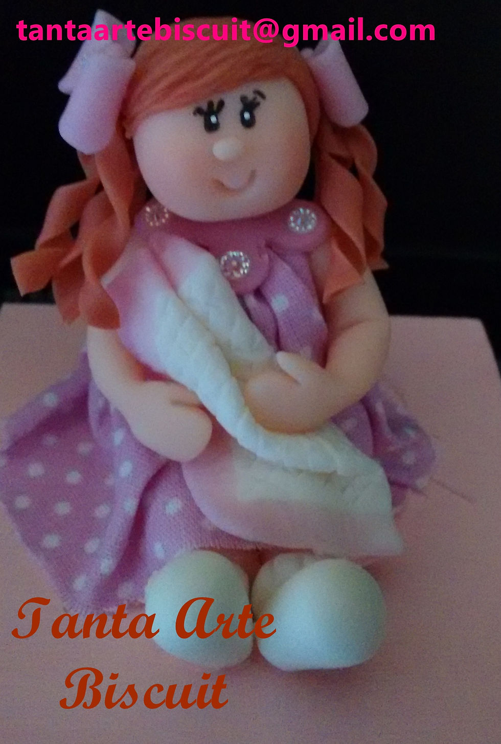 Kit para bebê em mdf com biscuit