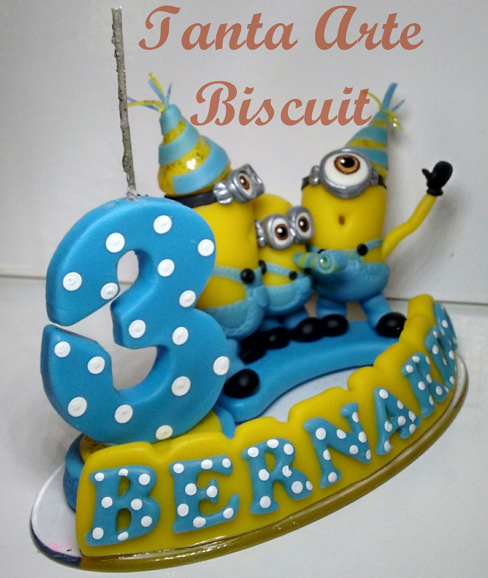 Topo de Bolo Minions