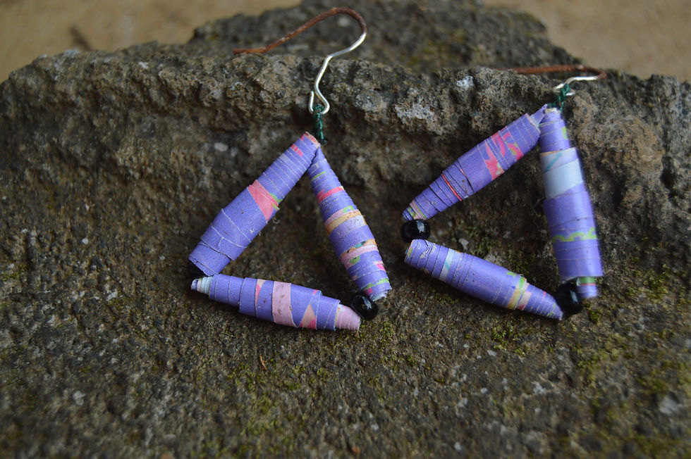 Thumbnail: Paper Geo Earrings