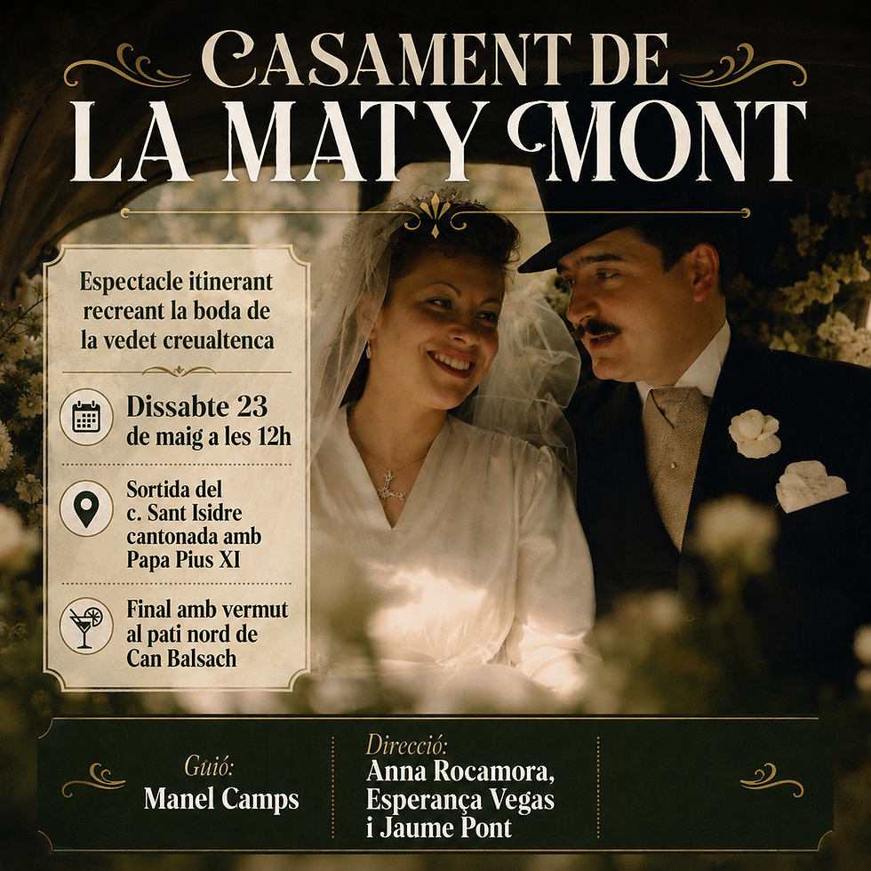 Un espectacle de carrer per la Festa Major de la Creu Alta